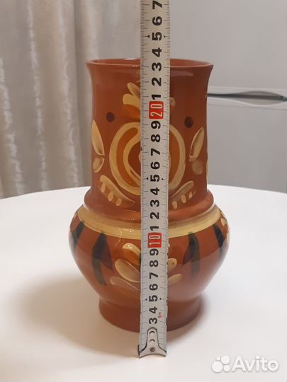 Винтажная ваза. Керамика. Ручная работа. СССР