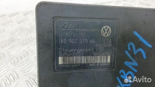 Блок ABS volkswagen golf plus (KBN31KW01)