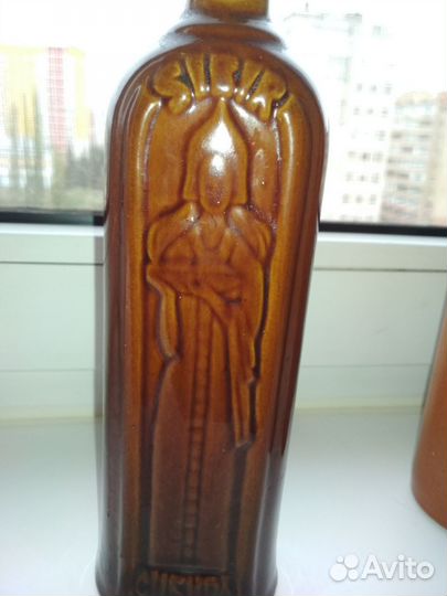 Бутылка керамическая