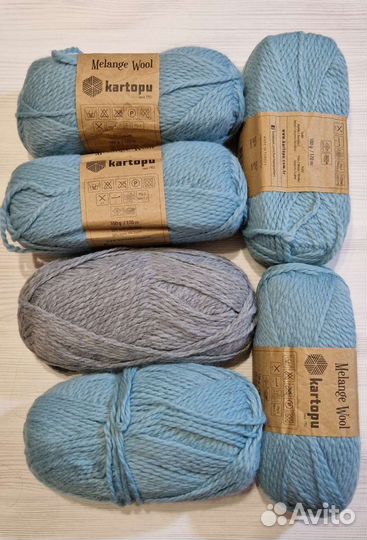 Пряжа melange wool kartopu