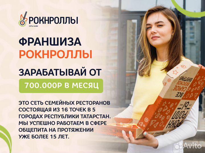 Общепит франшиза. Высокомаржинальный готовый бизне