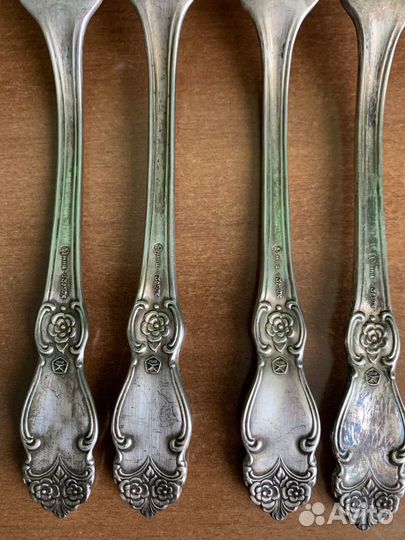 Вилка/Ложка ссср. Кольчугино. Турка мельхиор