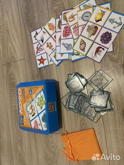 Конструктор папины дети и игра IQ лото