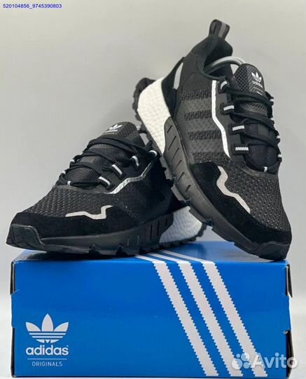 Кроссовки Adidas ZX 1000 Black (Арт.38758)