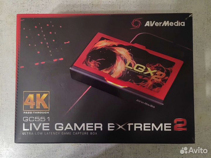 Карта видеозахвата avermedia live gamer extreme 2 gc551