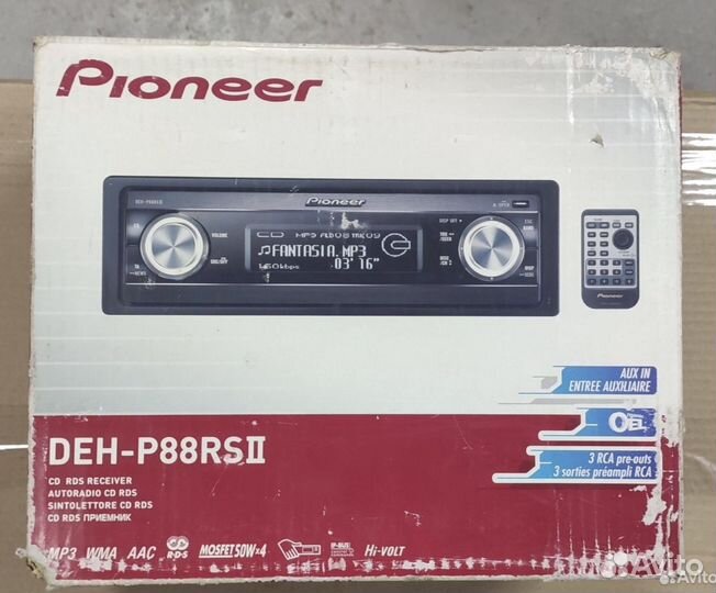 Магнитола pioneer 88rs2