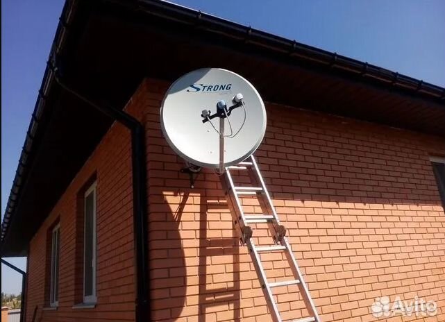 Установка спутниковых антенн