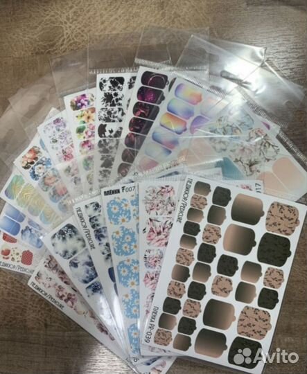 Педикюр с пленками