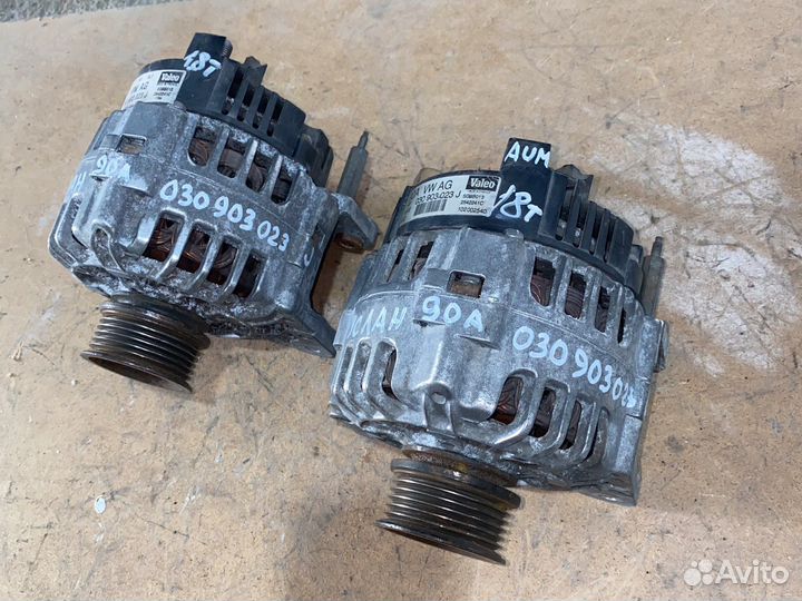 Генератор 90А 030903023J 1.8л Шкода Ауди VW