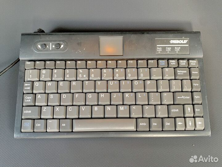 Клавиатура с тачпадом diebold ps/2