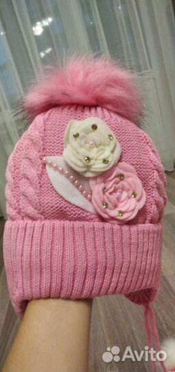 Шапка детская зима