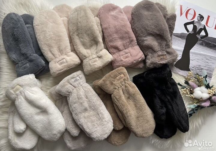 Варежки кролик