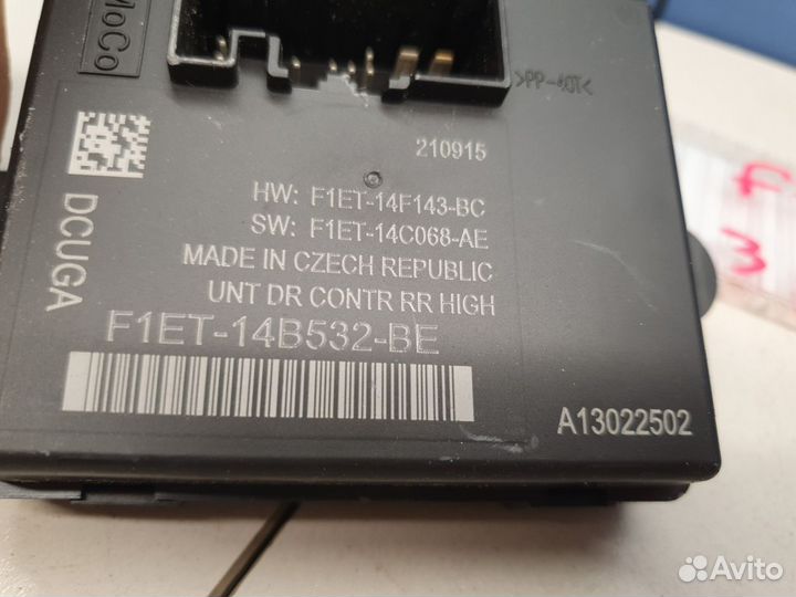 Блок комфорта задней правой двери Ford Focus 3 201