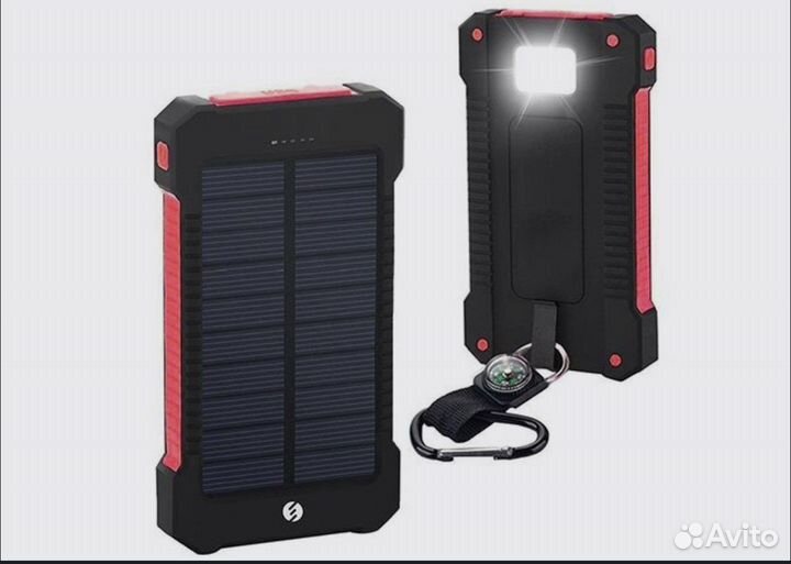 Солнечный повербанк/ внешний аккумулятор