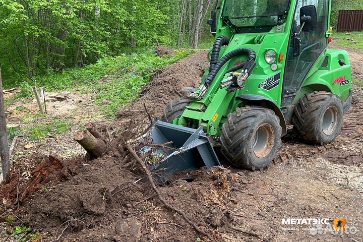 Корчеватель на мини-трактор Avant