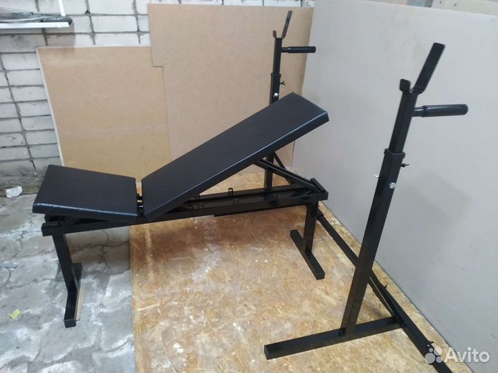 Стойка для штанги и Скамья для жима