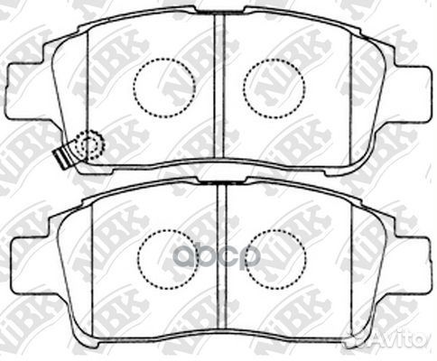 Колодки тормозные дисковые toyota vitz 1.0 1999