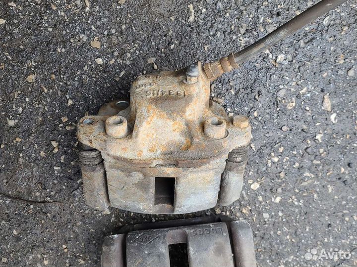 Суппорт тормозной передний renault logan