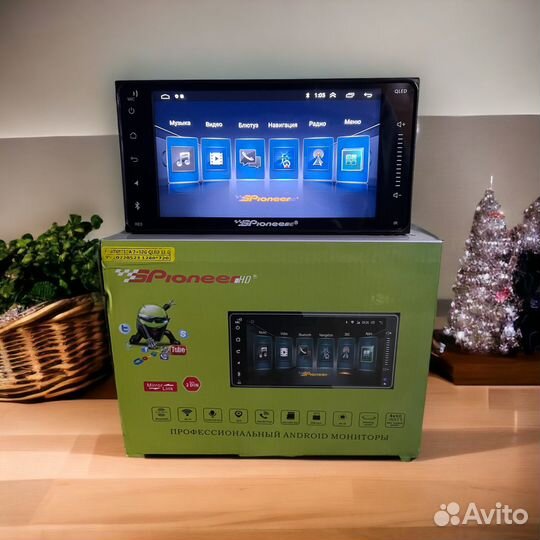 Магнитола 2din android 2/32 200*100