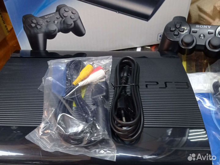 Sony playstation 3 super slim 500gb+игры