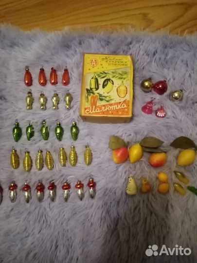 Елочные игрушки СССР Малютка