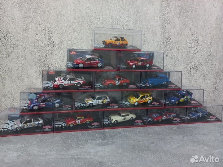 1:43 Altaya Rally Модельки машин