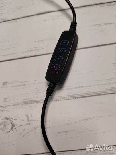 Кольцевая лампа 17см с зеркалом