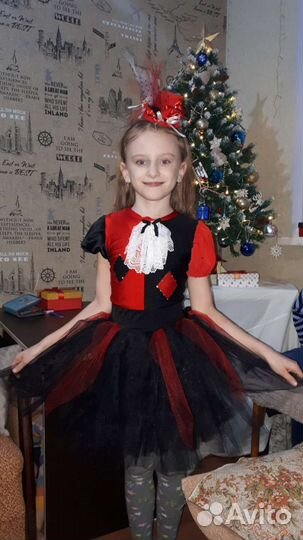 Костюм Клоунессы, Коломбино, Арлекина, Карты