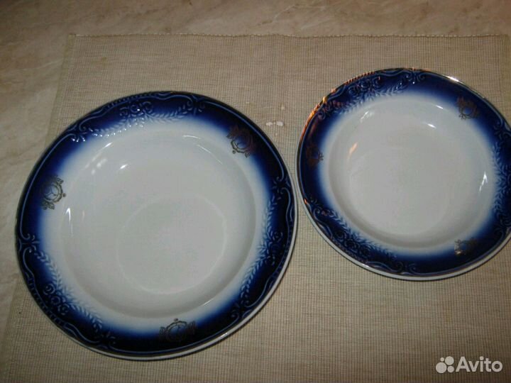 Тарелки глубокие и п/гл