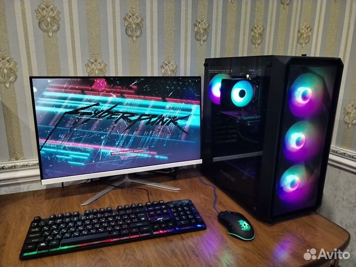 Игровой пк Core i7/ddr4 16gb/ssd/rx 570 8gb/Wi-Fi