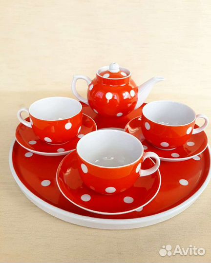 Чайный сервиз Горошек Дулёво