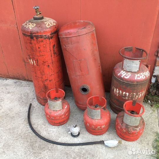 Газовые баллоны 5, 27, 50 л