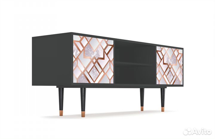 Тв-тумба T2 - Антрацит - Pastel Fairytale