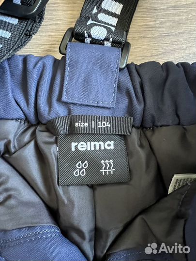 Брюки полукомбенизон зимние reima 98 104