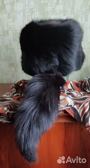 Шапка женская меховая натуральный мех (лиса)