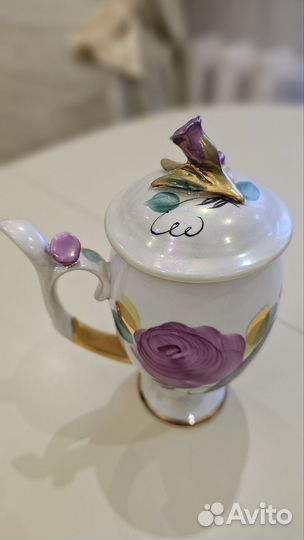 Бокал с крышкой Утренняя роза, Дулево