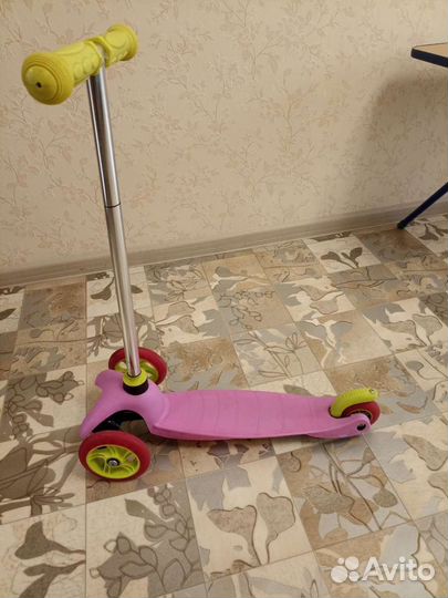 Самокат детский трехколесный бу