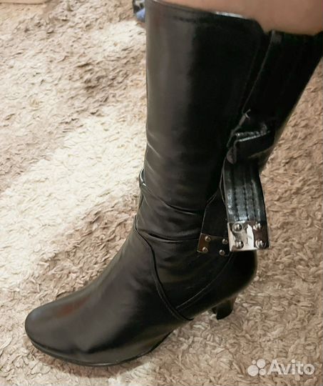 Сапоги женские натуральная кожа