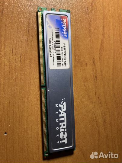 Patriot memory psd22g6672h