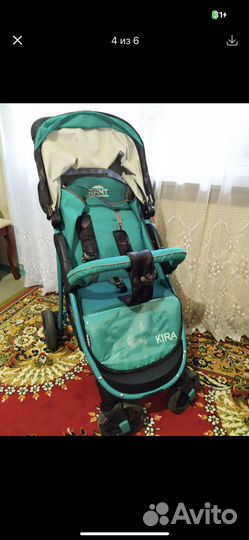 Прогулочная коляска kira rant 2017 изумруд