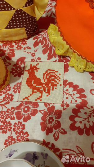 Набор грелок на чайник и чашки