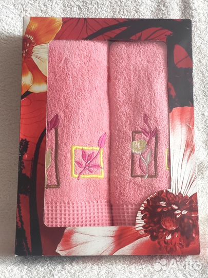 Махровые полотенца набор (на подарок)