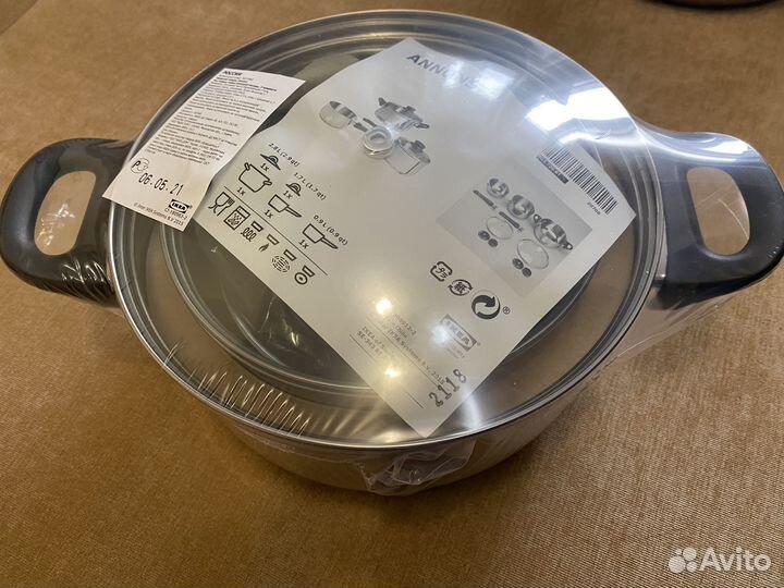 Набор кастрюль икеа аннонс