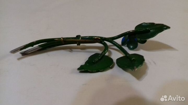 Брошь металл, эмаль. винтаж. США