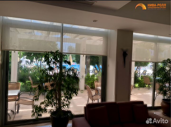 Рулонные шторы на балкон