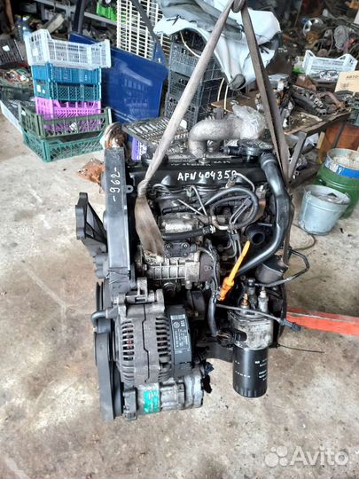 Двигатель vw sharan 1.9tdi- 1z,в сборе