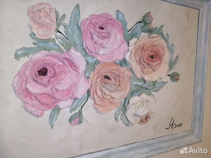 Авторская картина из лепнины