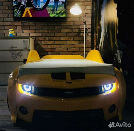 3д кровать-машина Камаро Бамблби (Ставрополь)