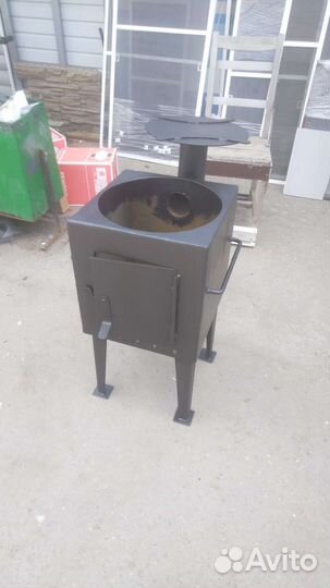 Печь под казан с трубой 5мм