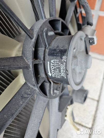 Lexus IS350 кассета радиаторов с вентиляторами